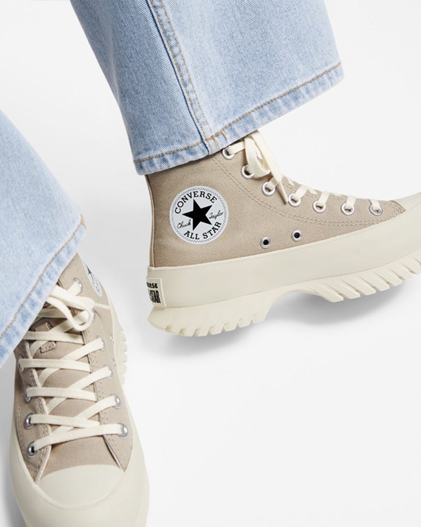 Sapatos Plataforma Converse Chuck Taylor All Star Lugged 2.0 Seasonal Color Cano Alto Feminino Cinzentas Pretas | PT N003TP1